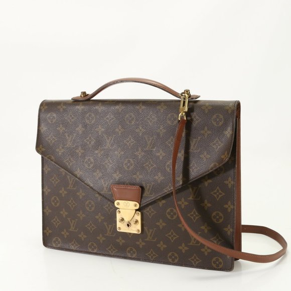 Louis Vuitton Monogram Porte Document Bandouliere M53338 Bag Shoulder Men's - Picture 2 of 16